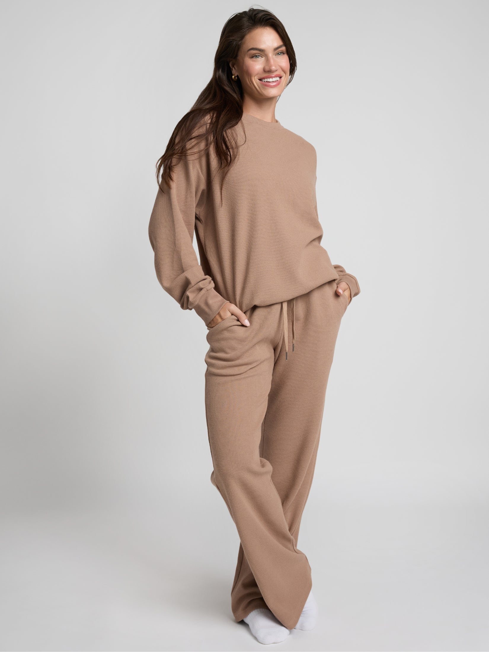 Waffle Lounge Relaxed Sweatpants