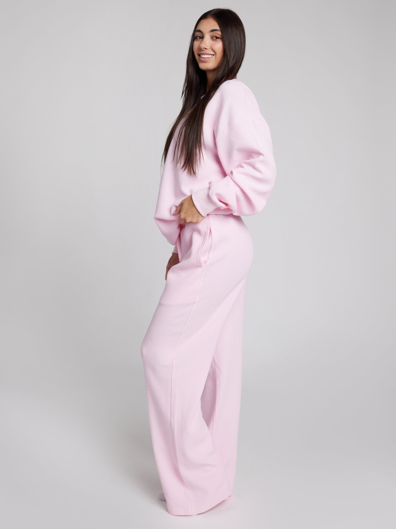 Waffle Lounge Relaxed Sweatpants